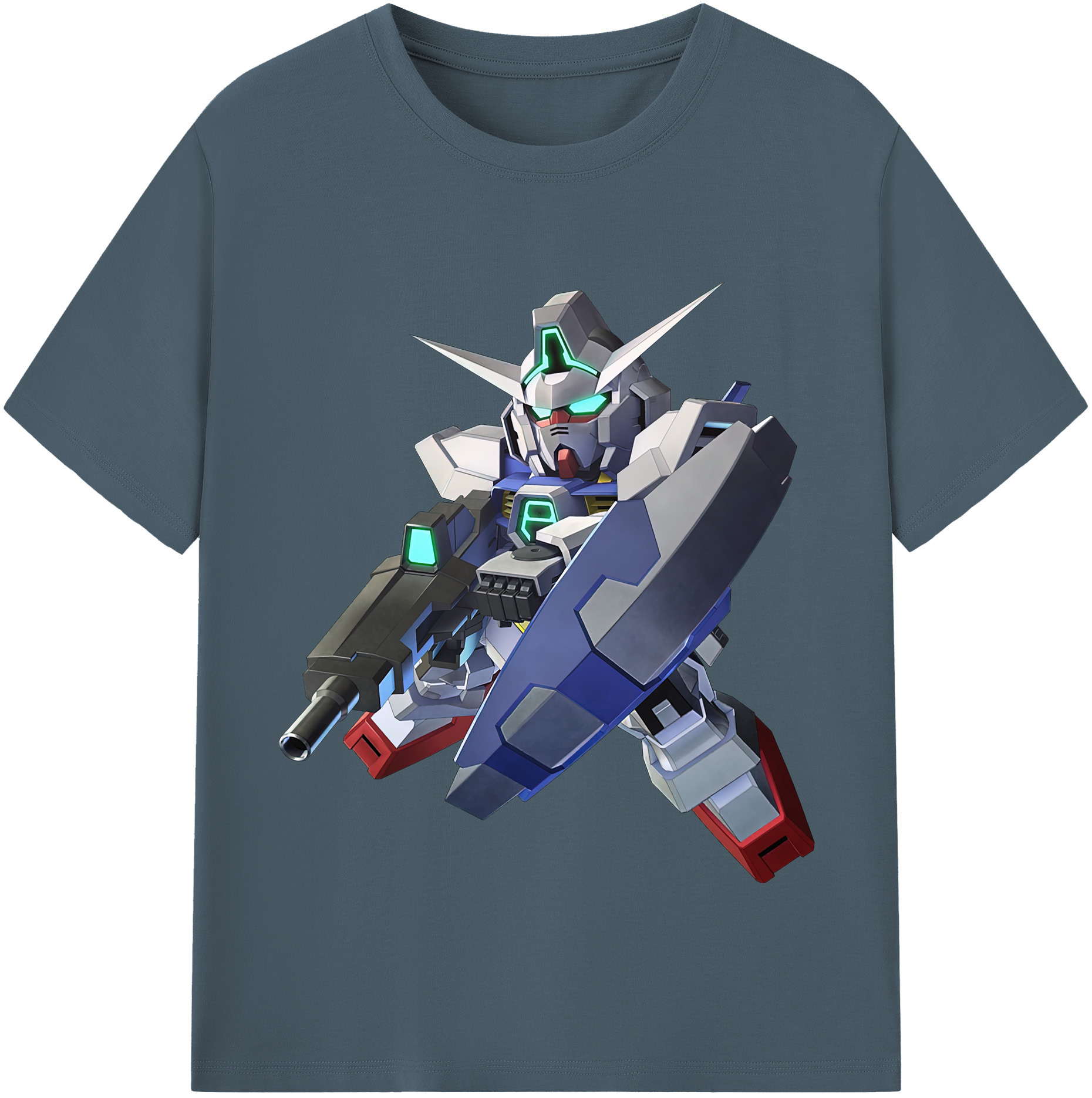 （画像用） 機動戦士ガンダム Mobile Suit Gundam 綿100％半袖Tシャツ（フロントプリント）